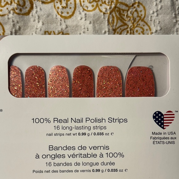 Color Street Vibrant Orange Nail Strips Trio - Picture 3 of 9